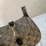 Gucci Jackie Notte Mini Bag Beige Brown GG Canvas - Image 2