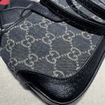Gucci Jackie Mini Bag Black Denim Monogram - Image 5