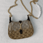 Gucci Jackie Notte Mini Bag Beige Brown GG Canvas - Image 5