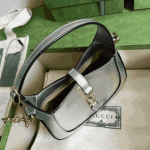 Gucci Jackie 1961 Mini Bag Silver Metallic Leather - Image 11