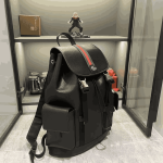Gucci Ophidia Large Backpack Beige and Dark Brown - Image 3