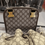 Gucci Ophidia Large Backpack Beige and Dark Brown - Image 5
