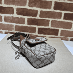 Gucci Ophidia Mini Bucket Bag Brown - Image 3