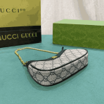 Gucci Ophidia Mini Bag Navy Blue and Beige - Image 2