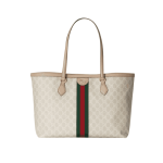 Gucci Ophidia GG Canvas Medium Tote Bag with Web Stripe