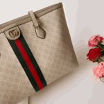 Gucci Ophidia GG Canvas Medium Tote Bag with Web Stripe - Image 3