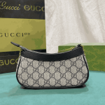 Gucci Ophidia Mini Bag Navy Blue and Beige - Image 4