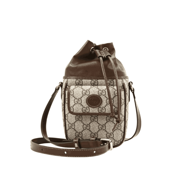 Gucci Ophidia Mini Bucket Bag Brown