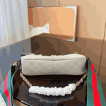 Gucci Ophidia Mini Top Handle Bag Beige & White - Image 2