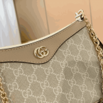 Gucci Ophidia Mini Top Handle Bag Beige & White - Image 3