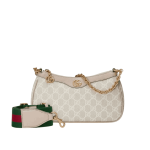 Gucci Ophidia Mini Top Handle Bag Beige & White