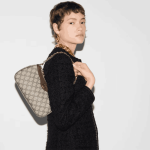 Gucci Ophidia Small Top Handle Bag GG Supreme Beige & Dark Brown - Image 3