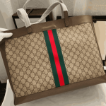 Gucci Ophidia Soft GG Supreme Canvas Tote Bag Brown - Image 2