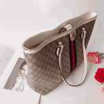 Gucci Ophidia Canvas Medium Shopper Tote Bag – White Trim - Image 7