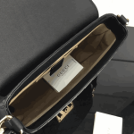 Gucci Padlock Shoulder Bag Black Leather - Image 3