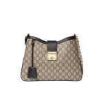 Gucci Padlock GG Medium Shoulder Bag Black GG Supreme