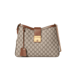 Gucci Padlock GG Medium Shoulder Bag Brown GG Supreme