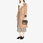 Gucci Padlock Shoulder Bag Black Brown GG Canvas - Image 6