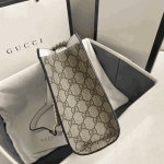 Gucci Padlock Small GG Shoulder Bag White GG Supreme Canvas - Image 5