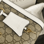 Gucci Padlock Small GG Shoulder Bag White GG Supreme Canvas - Image 6