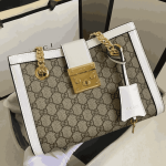 Gucci Padlock Small GG Shoulder Bag White GG Supreme Canvas - Image 10