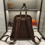 Gucci Ophidia Medium Beige and Dark Brown Monogram Backpack - Image 8