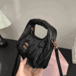 Miu Miu Wander Matelasse Hobo Black Bag - Image 3