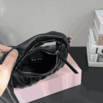Miu Miu Wander Matelasse Hobo Black Bag - Image 4