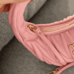 Miu Miu Wander Matelassé Leather Hobo Bag Pink - Image 4