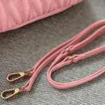 Miu Miu Wander Matelassé Leather Hobo Bag Pink - Image 8