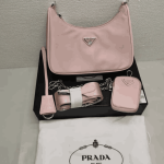 Prada Re-Edition 2005 Re-Nylon Shoulder Bag Pink - Image 2