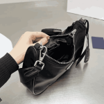 Prada Re-Edition 2005 Re-Nylon Shoulder Bag Black - Image 3