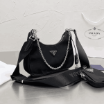 Prada Re-Edition 2005 Re-Nylon Shoulder Bag Black - Image 2