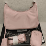 Prada Re-Edition 2005 Re-Nylon Shoulder Bag Pink - Image 4