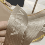 Prada Re-Edition 2005 Saffiano Leather Shoulder Bag Beige - Image 4