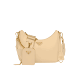 Prada Re-Edition 2005 Saffiano Leather Shoulder Bag Beige