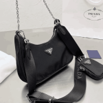 Prada Re-Edition 2005 Re-Nylon Shoulder Bag Black - Image 4