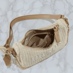 Prada Re-Edition Crochet Shoulder Bag Beige - Image 6