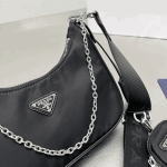 Prada Re-Edition 2005 Re-Nylon Shoulder Bag Black - Image 5