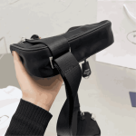 Prada Re-Edition 2005 Re-Nylon Shoulder Bag Black - Image 6