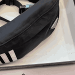 Prada x Adidas Re-Nylon & Saffiano Leather Belt Bag Black - Image 3