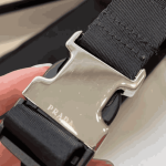 Prada x Adidas Re-Nylon & Saffiano Leather Belt Bag Black - Image 4