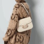 Gucci Horsebit 1955 Shoulder Bag White Leather - Image 7