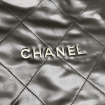Chanel 22 Leather Handbag Black - Image 2