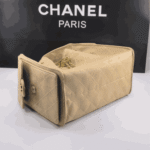 Chanel 25 Small Grained Leather Handbag Beige - Image 2