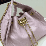 Chanel 25 Small Grained Leather Handbag Pink - Image 6