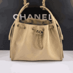Chanel 25 Small Grained Leather Handbag Beige - Image 3