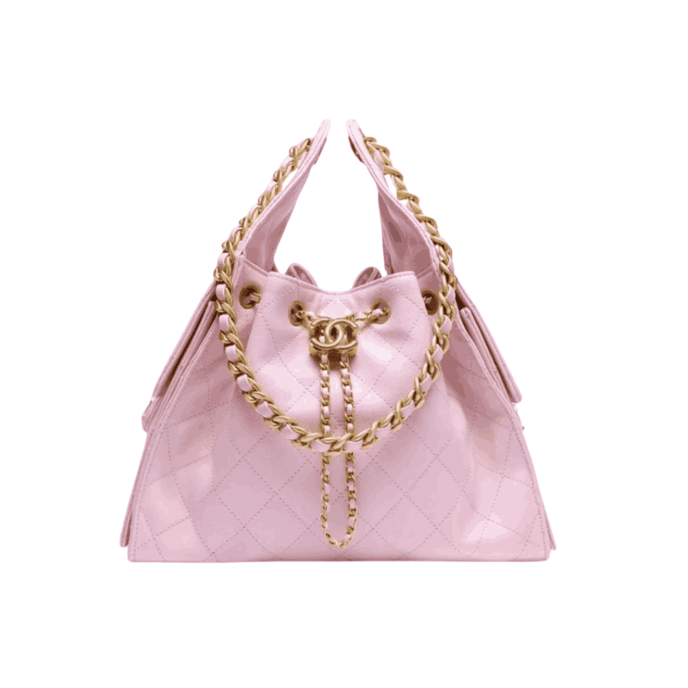 Chanel 25 Small Grained Leather Handbag Pink Chanel 25 Small Grained Leather Handbag Pink - Image 1