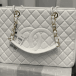 Chanel Bolsa Grand Tote Bag White - Image 2