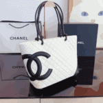 Chanel Large Cambon Tote Bag Black & White - Image 2